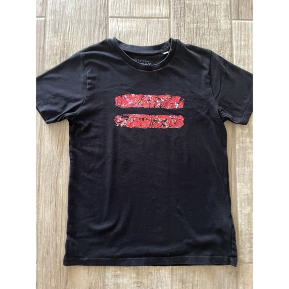 ED SHEERAN Mathematics Equals '21 European tour Black Tee shirt CHILDREN's 9-11.